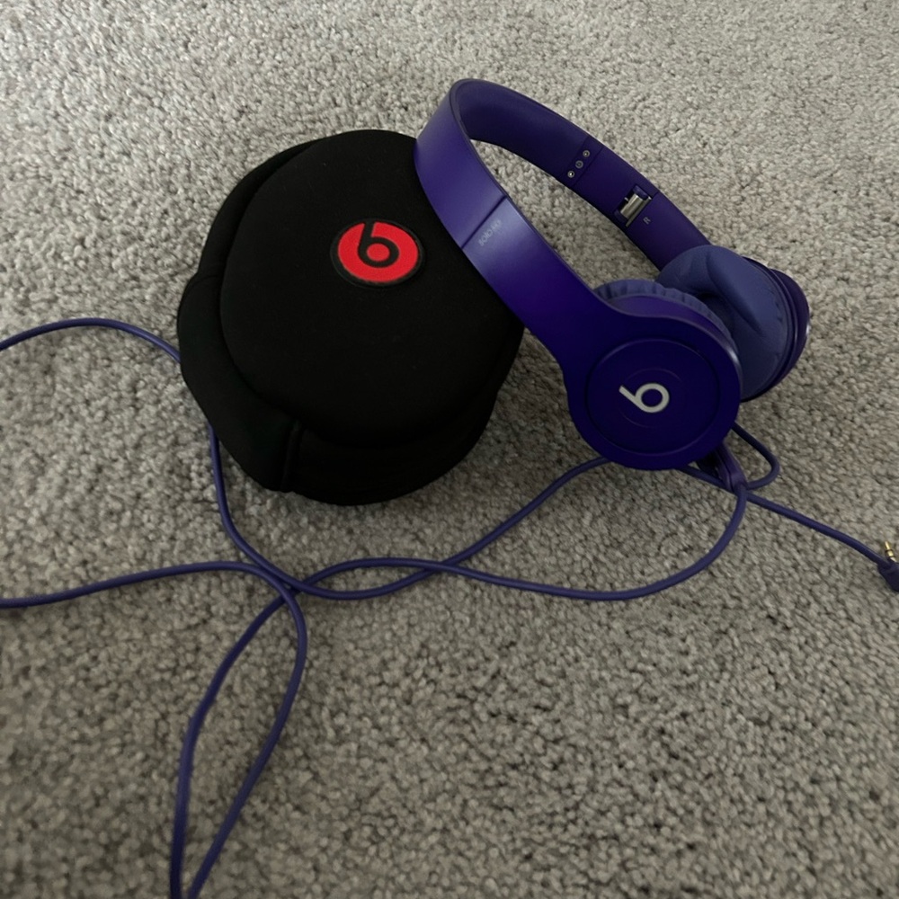 Beats by Dre Purple Headphones